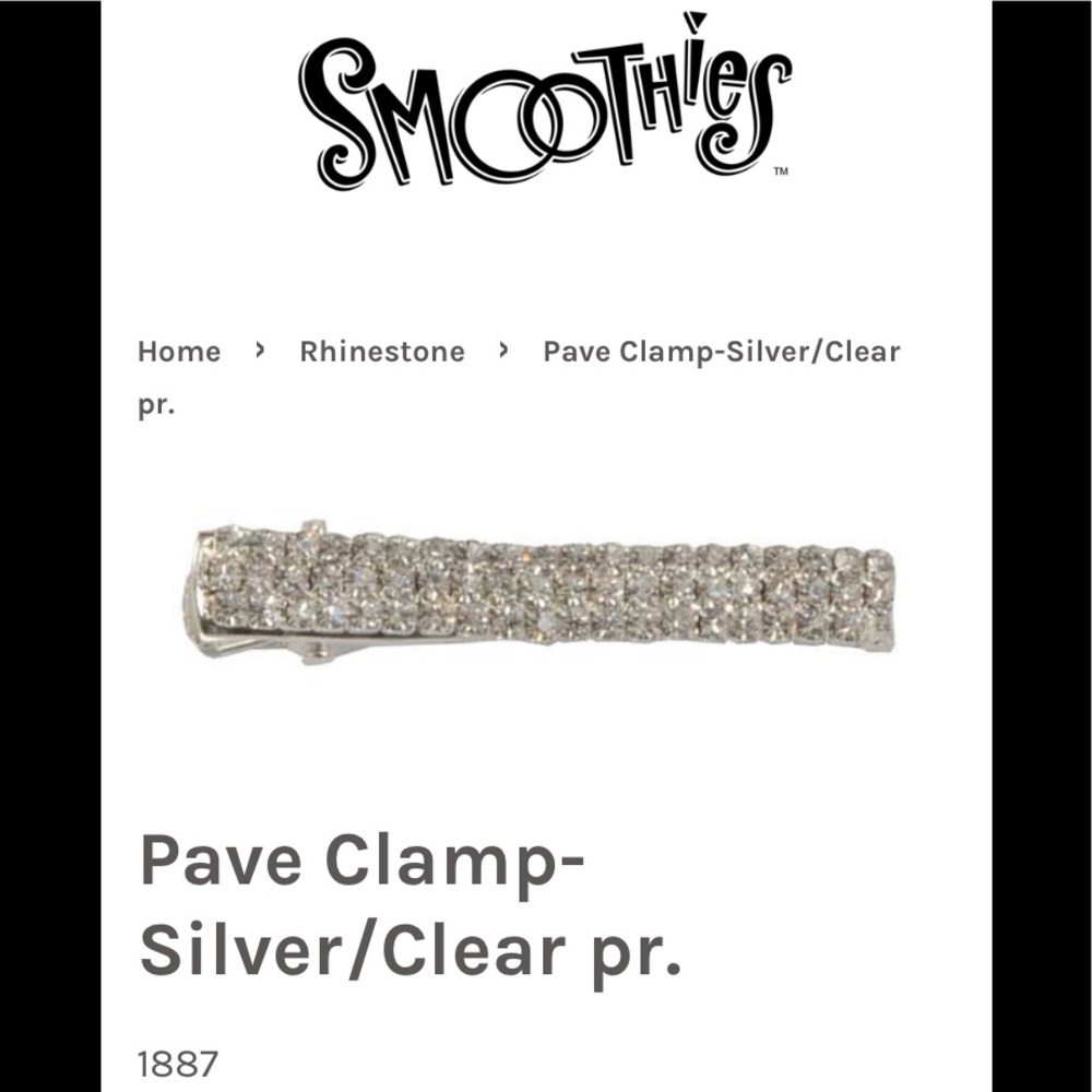 Smoothies Rhinestone Hair Clip set of 2